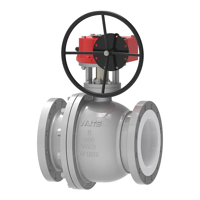 Kuličkový ventil lemovaný Gear PTFE