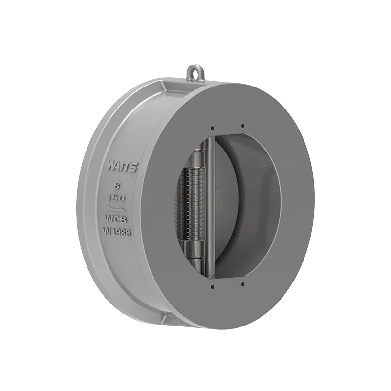 Dvoudeskový zpětný ventil s měkkým těsněním